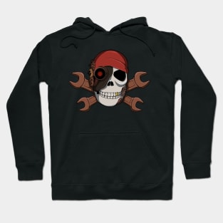 Steampunk Pirate Skull Hoodie